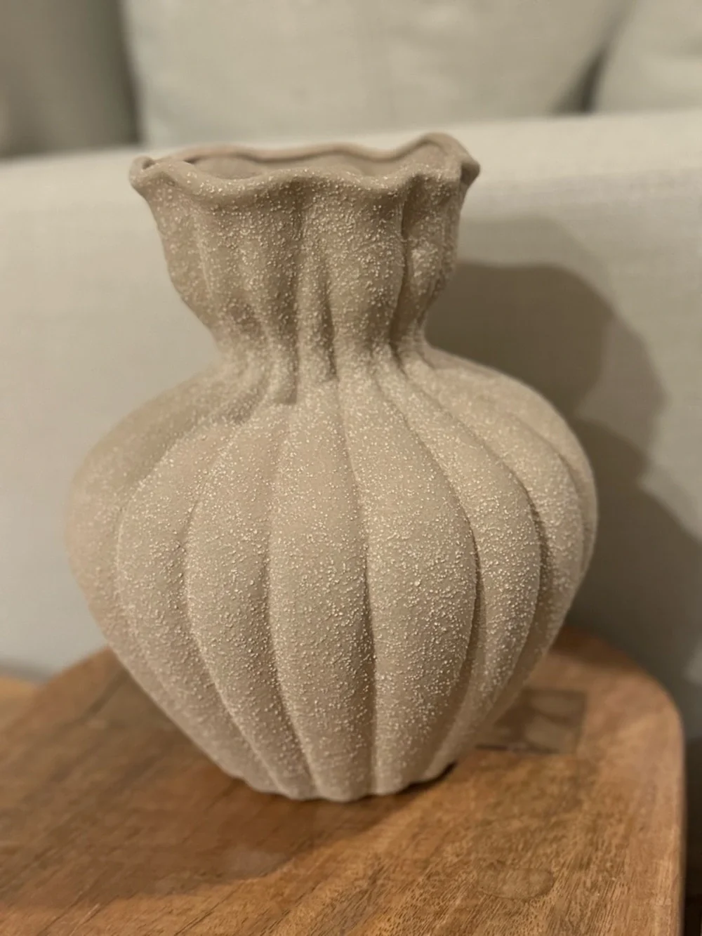 Rare  Sculptural Ceramic Vase | Unglazed Ceramic | Contemporary Vase 8”